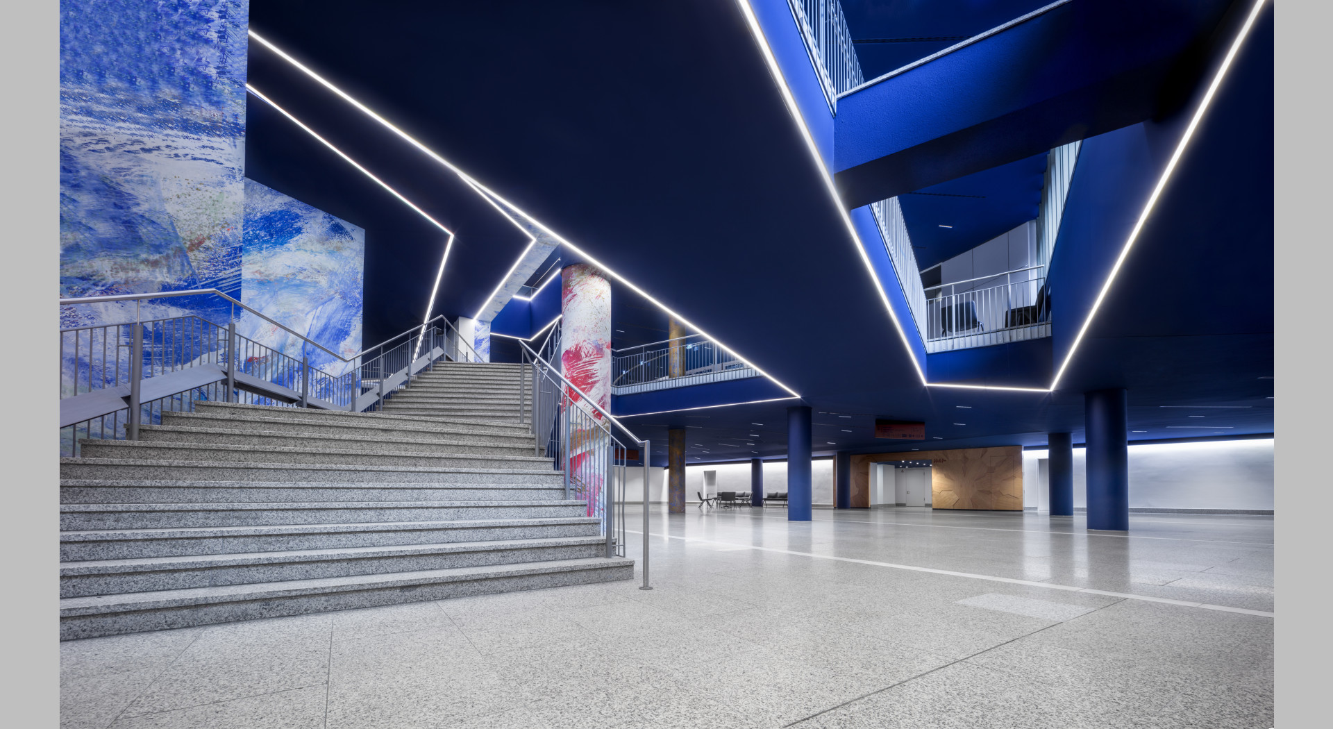 Das Hegel-Foyer im Kultur- und Kongresszentrum Liederhalle in Stuttgart