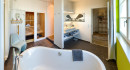 V8Hotel Classic - Mercedes-Suite im Tower - Ebene 2 - Bad, Sauna