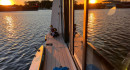 Hausboot Abendstimmung